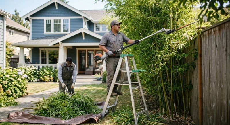 Bamboo Trimming in Rockwall, TX