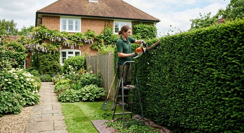 Evergreen Hedge Trimming in Rockwall, TX