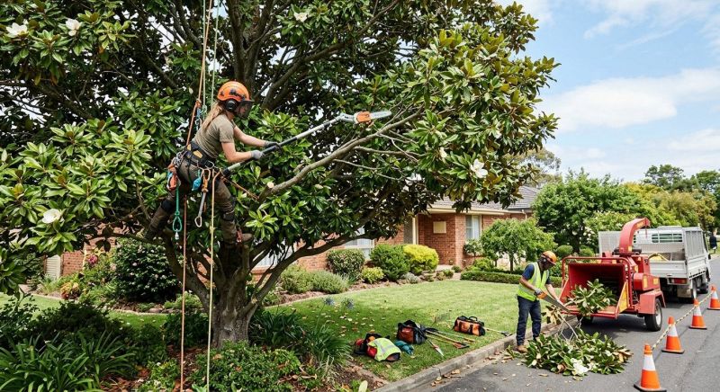 Magnolia Tree Pruning in San Jose, CA